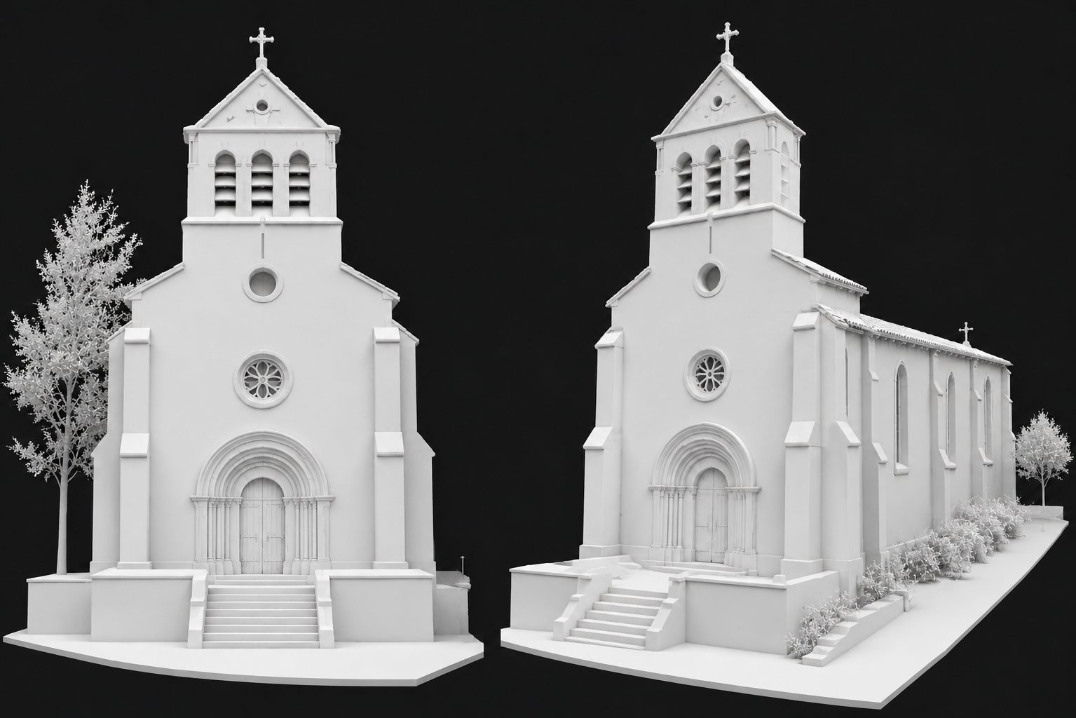 Maquette 3D église